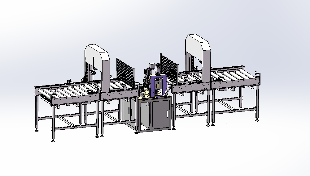 车载产品锁螺丝流水线